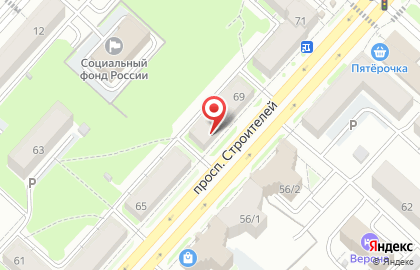 Ломбард Форум на проспекте Строителей на карте