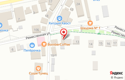 Магазин алкологольных напитков Бристоль на Ремесленной улице на карте