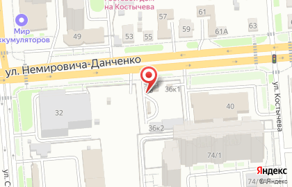 Автомагазин в Новосибирске на карте