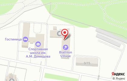 Гостиница на карте