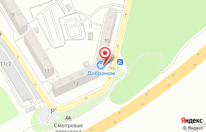 Продуктовый магазин Доброном на карте