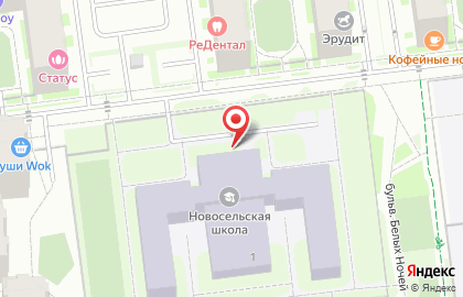 Новосельская общеобразовательная школа на карте