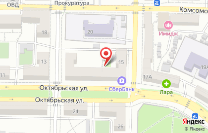 ООО Экспресс Финанс на Октябрьской улице на карте