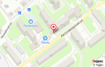 Парикмахерская Виртуаль на Автозаводской улице на карте