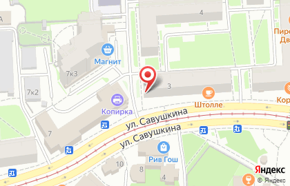 Кафе-кондитерская Север-Метрополь на метро Чёрная речка на карте