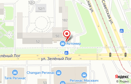 Автомагазин ГАЗ Детали машин в Орджоникидзевском районе на карте