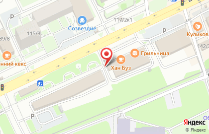 Кафе быстрого питания MGrill в Октябрьском районе на карте