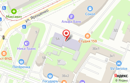 Парк Мастер в Московском районе на карте