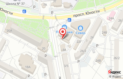 Магазин овощей и фруктов в Ставрополе на карте