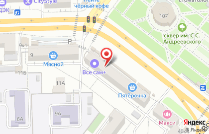 Ателье в Челябинске на карте