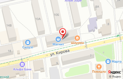 Магазин парфюмерии и косметики Оптима, магазин парфюмерии и косметики на улице Кирова на карте