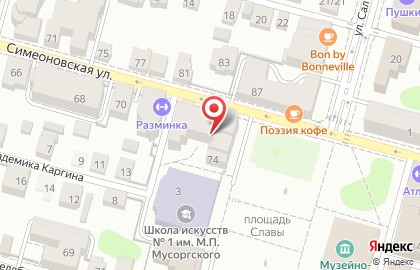 Завод адресных знаков на Симеоновской улице на карте