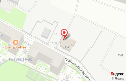ООО Центр Раскроя Материалов в Красногвардейском переулке на карте