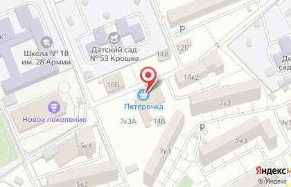 Магазин разливного пива в Советском районе на карте
