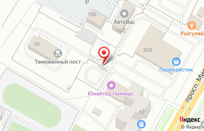 Автостоянка в Чебоксарах на карте