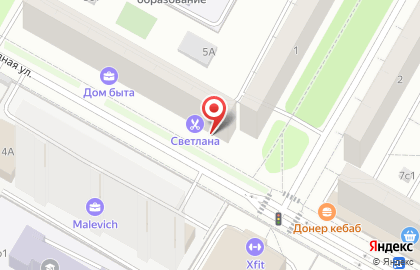 Салон-парикмахерская Светлана на Отрадной улице на карте