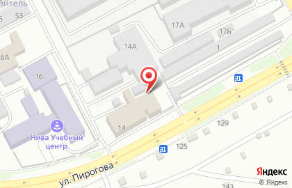 Курсив на улице Пирогова на карте