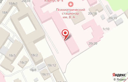 # 3 Больница им. В.а. Гиляровского на карте