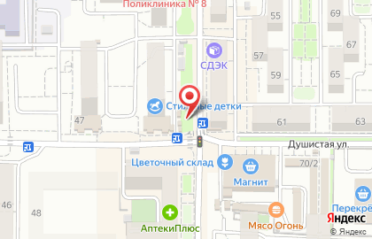 Адвокат Данилов А.П. в Прикубанском районе на карте