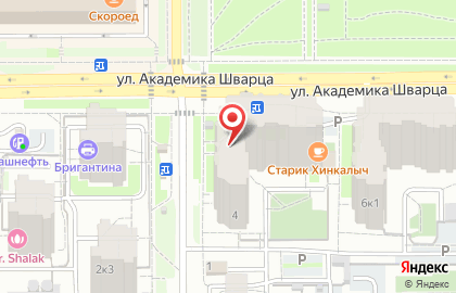 Салон цветов Красная Орхидея на улице Академика Шварца на карте