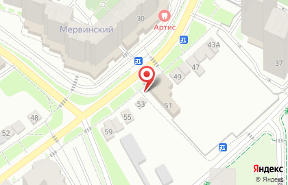 Продуктовый магазин в Рязани на карте