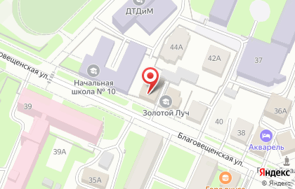 Бухгалтерский центр на Благовещенской улице на карте