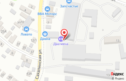 Магазин автозапчастей Запсчастье.рф на Сахалинской улице на карте