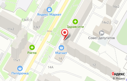 Магазин овощей и фруктов в Москве на карте