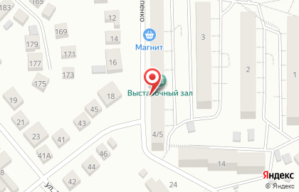 Аптечный пункт Госаптека в Октябрьском на карте