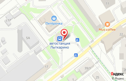 Автобусная станция на карте