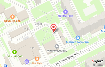 Доброта.ru на улице Олеко Дундича на карте