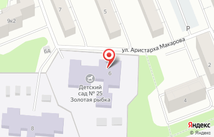 Детский сад №25 на карте