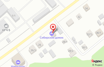 Сауна Сибирские баньки на карте