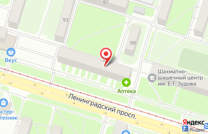 Магазин алкогольной продукции Алкомаркет на Ленинградском проспекте на карте