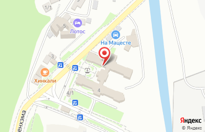 Торгово-строительная компания Деревянные технологии в Хостинском районе на карте