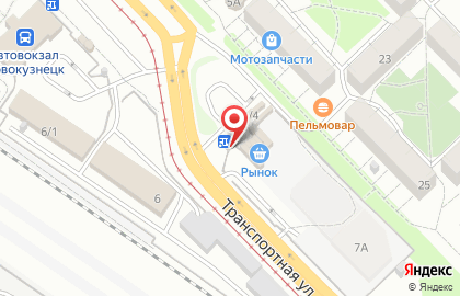 Кафе быстрого питания на Транспортной улице на карте