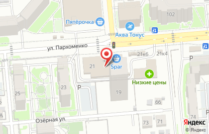 Супермаркет Горожанка на метро Площадь Карла Маркса на карте
