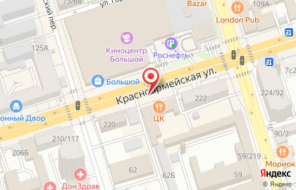 ОАО Банкомат, АКБ Абсолют Банк на Красноармейской улице на карте