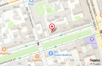 Крюинговое агентство Бризе Шипинг на Пушкинской улице на карте