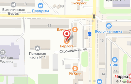 Бар Beerloga в Петропавловске-Камчатском на карте