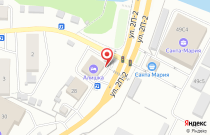 Супермаркет Алишка на карте