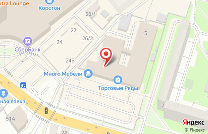 Салон Много Мебели на Борисовском шоссе в Серпухове на карте