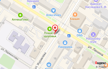 Флория на улице Ленина на карте