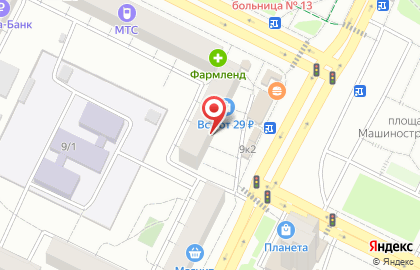 Розничная сеть Ишимбайский трикотаж в Калининском районе на карте