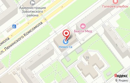 Центр бизнес-образования Мир Карьеры на проспекте Ленинского Комсомола на карте