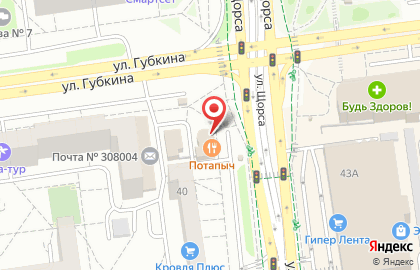 Кафе-пиццерия Потапыч на улице Щорса на карте