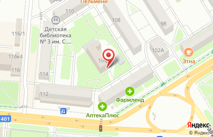Магазин Школьный в Тюмени на карте