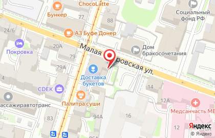 Торговый дом Оконный в Нижегородском районе на карте