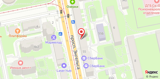 Ветеринарный центр Белый Бим на метро Удельная на карте