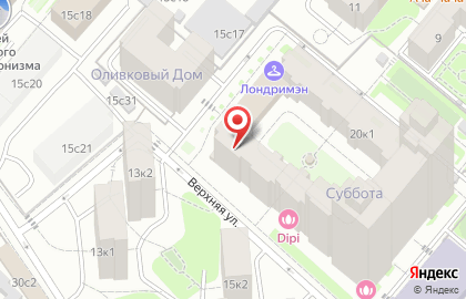 Супермаркет Азбука Вкуса на Верхней улице на карте